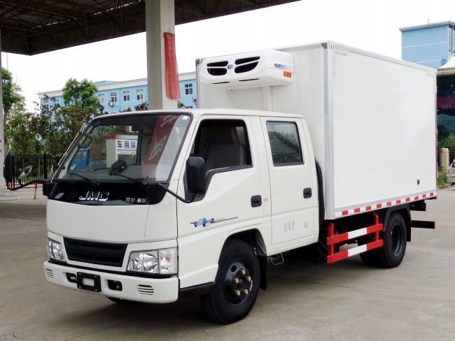 (Длина: 3.2 метра) Jiangling Shunda Double-row Refrigerated Truck