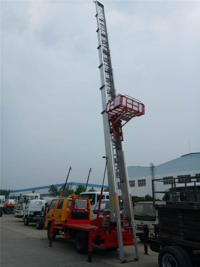 (28 - 33 метра, голубой значок) Dongfeng двурядный · Лестница фура
