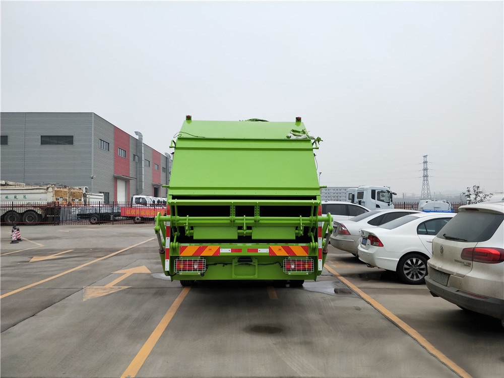【14 кубических】 Dongfeng Tianjin модель сжатого мусоровоза