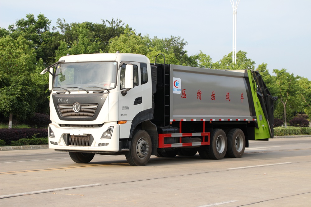 【18 кубических】 заднеприводный сжатый мусоровоз Dongfeng Tianlong