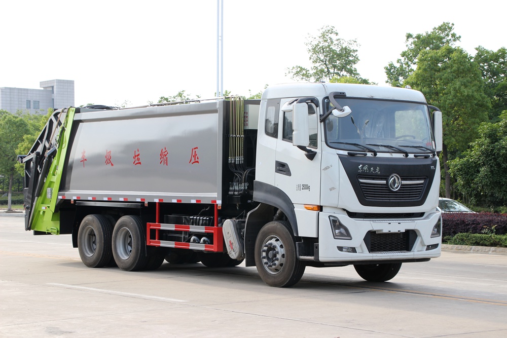 【18 кубических】 заднеприводный сжатый мусоровоз Dongfeng Tianlong