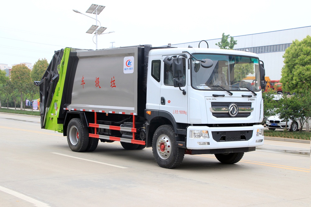 【10 кубических метров】 Dongfeng D9 сжатый мусоровоз