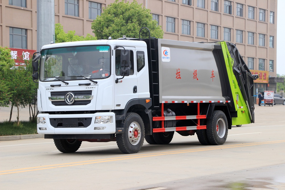 【10 кубических метров】 Dongfeng D9 сжатый мусоровоз