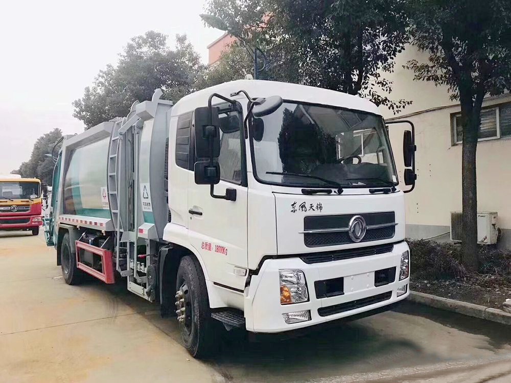【5+10 Box】 Dongfeng Tianjin Type 6 Dump Truck for Garbage Collection