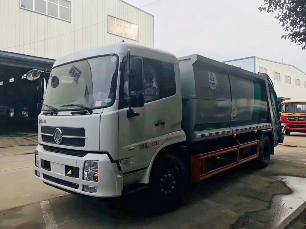 【5+10 Box】 Dongfeng Tianjin Type 6 Dump Truck for Garbage Collection