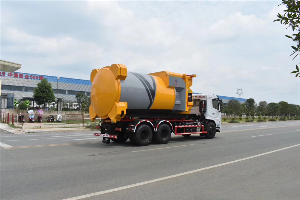 【18 моделей】 Dongfeng заднеприводный rear dual-осевой телескопический грабитель мусора