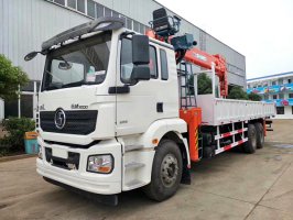 Шaanси Ауто ДеЛонг Ши Цюань 12-тонный автомобильный кран с платформой
