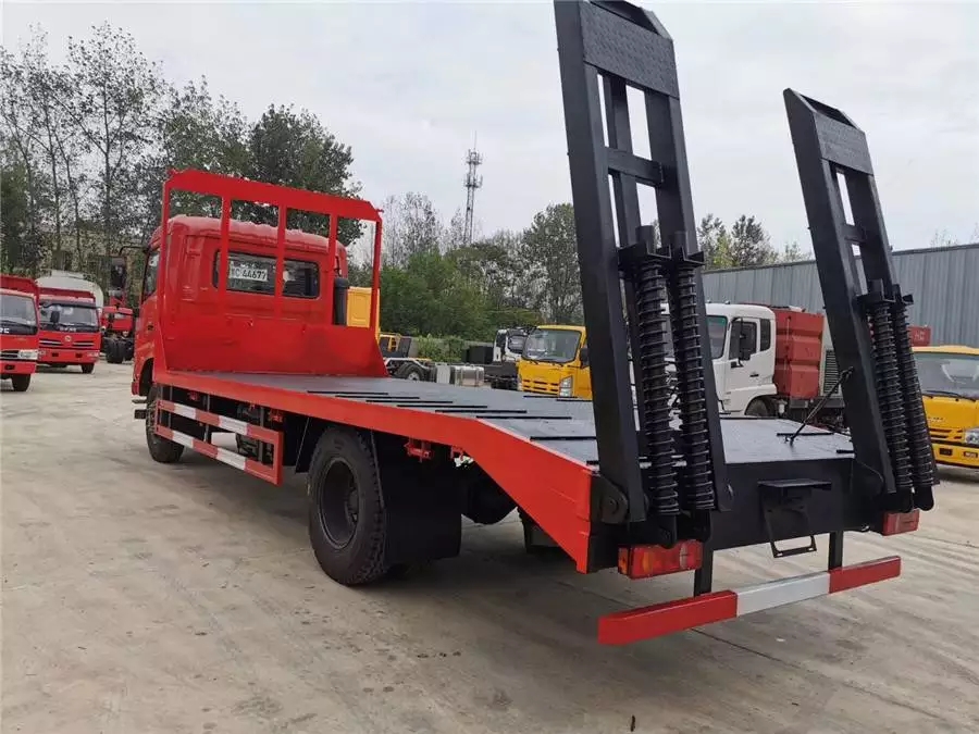 Dongfeng Tianjin 6.2-метровый длиннобазный платформенный транспортный vehicle