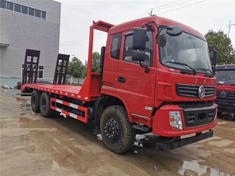 Dongfeng Задний двойной мост платформенный грузовик