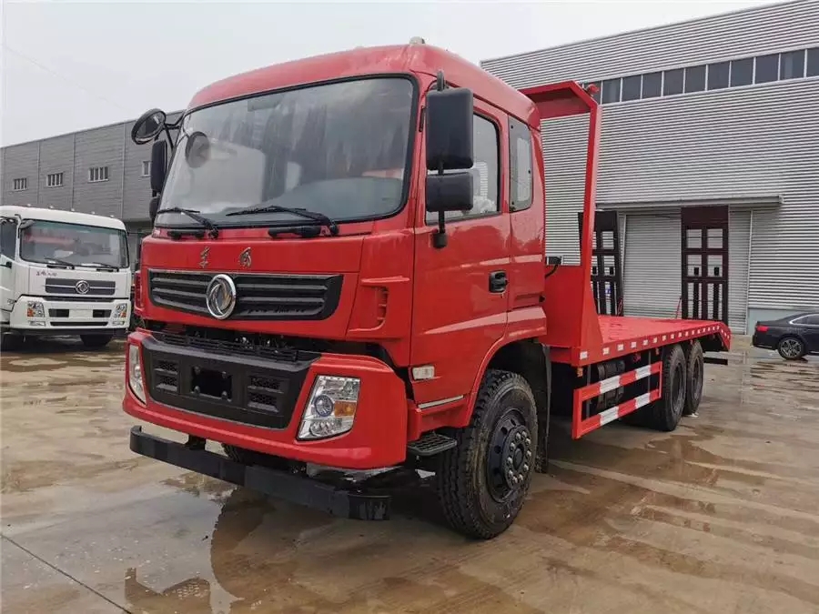 Dongfeng Задний двойной мост платформенный грузовик