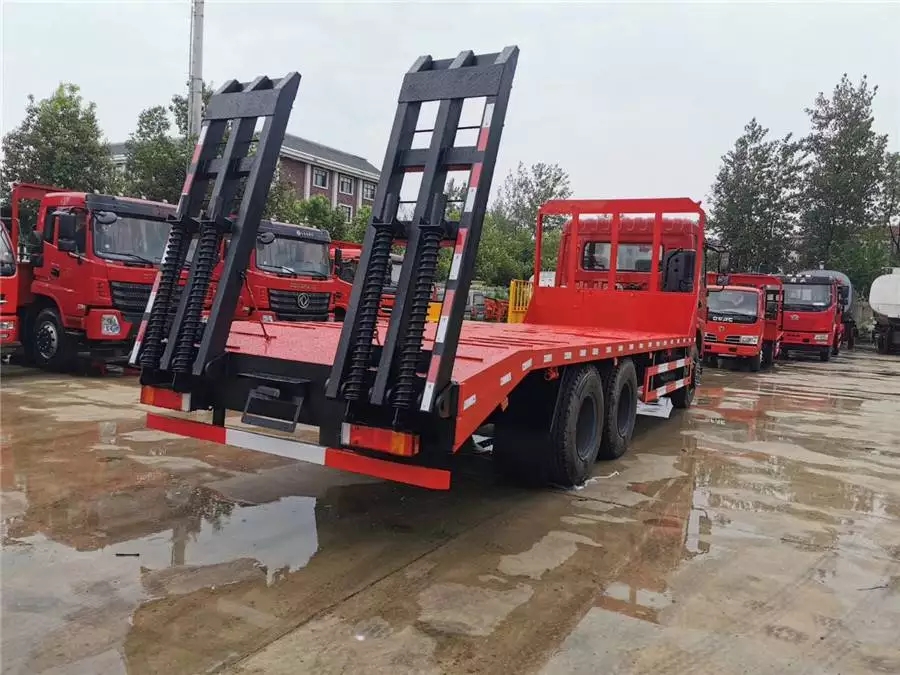 Dongfeng Задний двойной мост платформенный грузовик