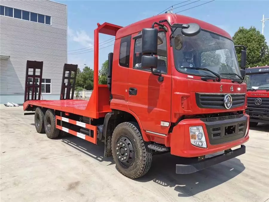Dongfeng Задний двойной мост платформенный грузовик