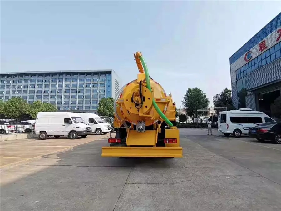 автомобиль для чистки и всасывания сточных вод Dongfeng Tianjin 12-кубический метр