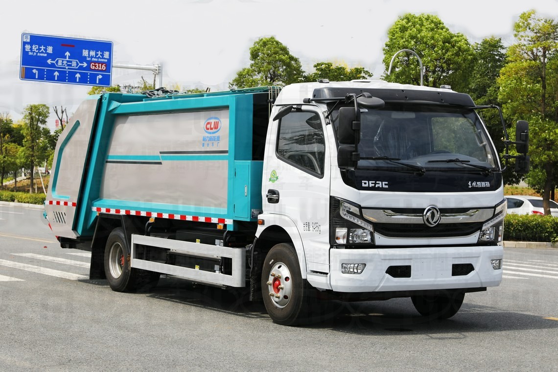 5-тонный Dongfeng Kapte электроприводной сжатый мусоровоз