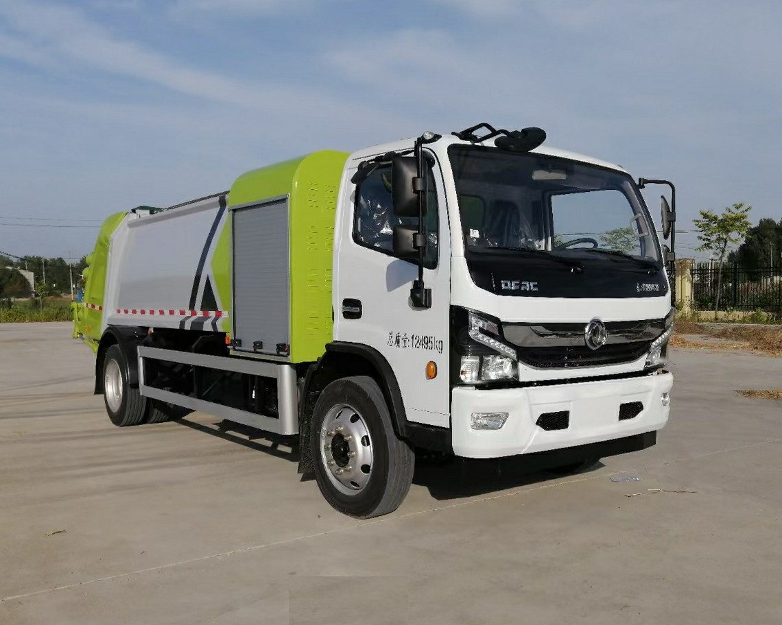 8-тонный Dongfeng Kapte электрический сжатый мусоровоз