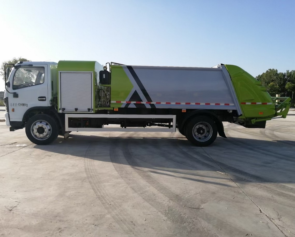8-тонный Dongfeng Kapte электрический сжатый мусоровоз
