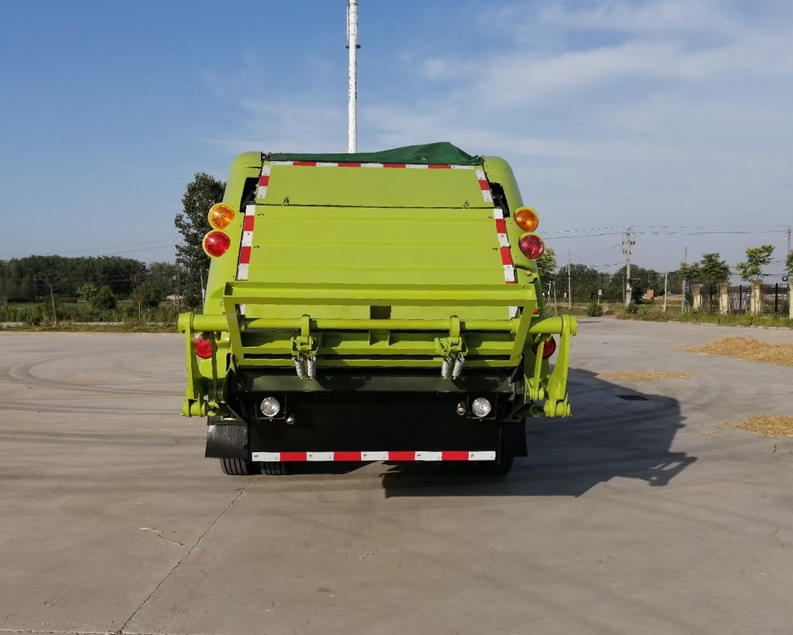 8-тонный Dongfeng Kapte электрический сжатый мусоровоз