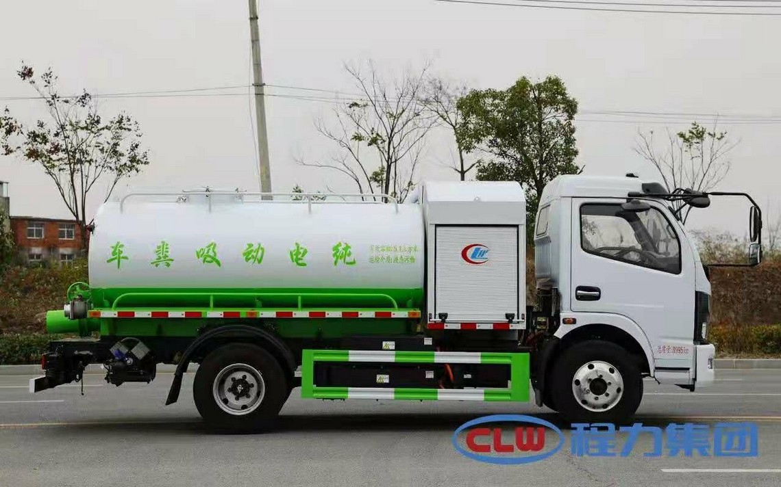 Пять сторонний Dongfeng чистящий электромобиль для сточных вод