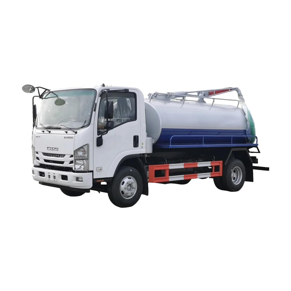 Изuzu ELF 700P 4x2 RHD 10000L бак для сточных вод фекального всасывающего грузовика с итальянским ручным дизельным вакуумным насосом JUROP для экспортной рамы