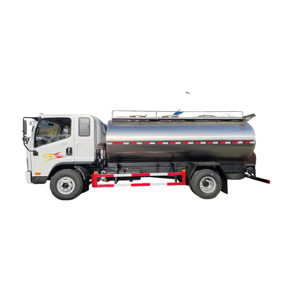 Уникальный 5000L-20000L молочный фургон с охлаждением из нержавеющей стали 304 для доставки молока