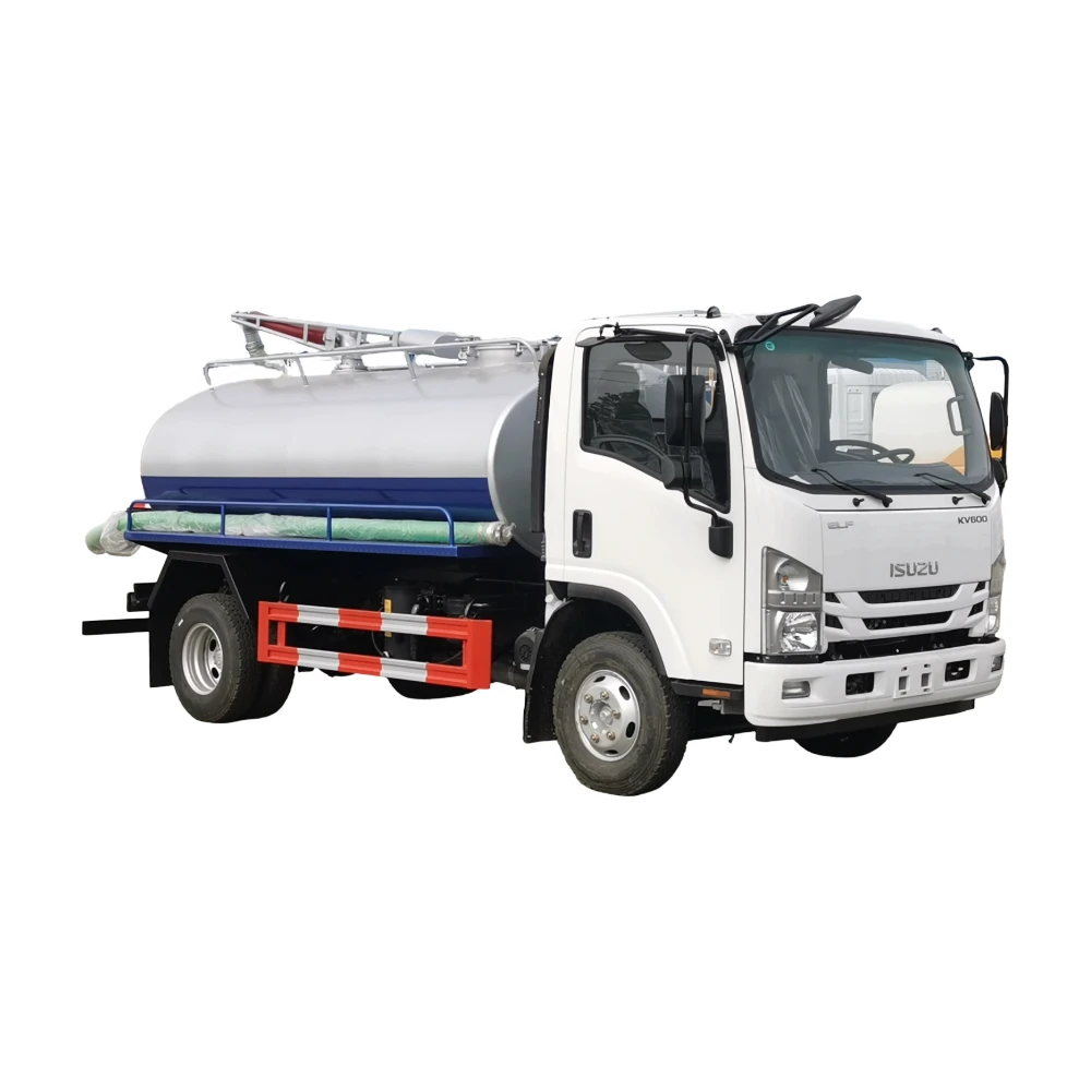 Изuzu ELF 700P 4x2 RHD 10000L бак для сточных вод фекального всасывающего грузовика с итальянским ручным дизельным вакуумным насосом JUROP для экспортной рамы