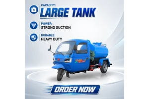 "Мини ассенизационная suction truck с ручной коробкой передач и дизельным топливом, 1500 литров"