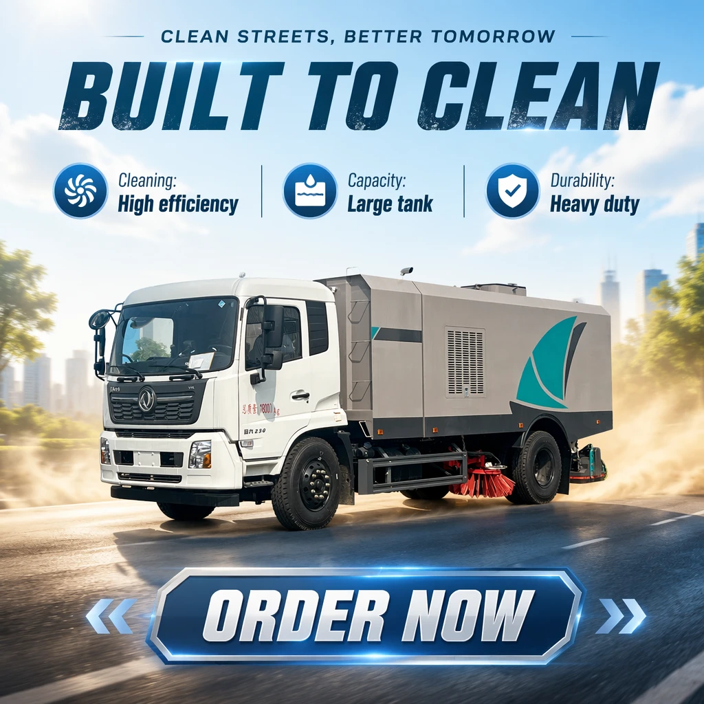 Dongfeng Tianjin CL5180TXC6GX-A Универсальная задняя пылесосная установка для сухой и влажной уборки 18000 кг 1 год гарантии