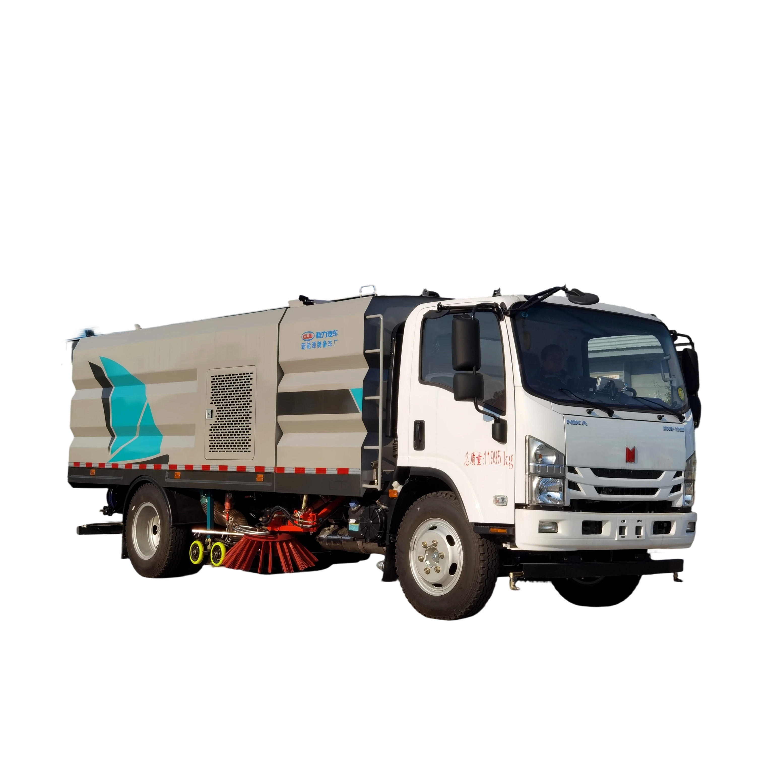 Исузу Цинлинг CL5120TXS6BGX Моющий и Вытирающий Вагон с Двигателем и Насосом & Шифтером