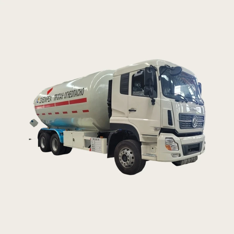 Новый HOWO/Shacman Euro 6 Emission 6x4 Drive Wheel LPG Короткофурговый грузовик с 32 ящиками газотранспортного резервуара состояние новый