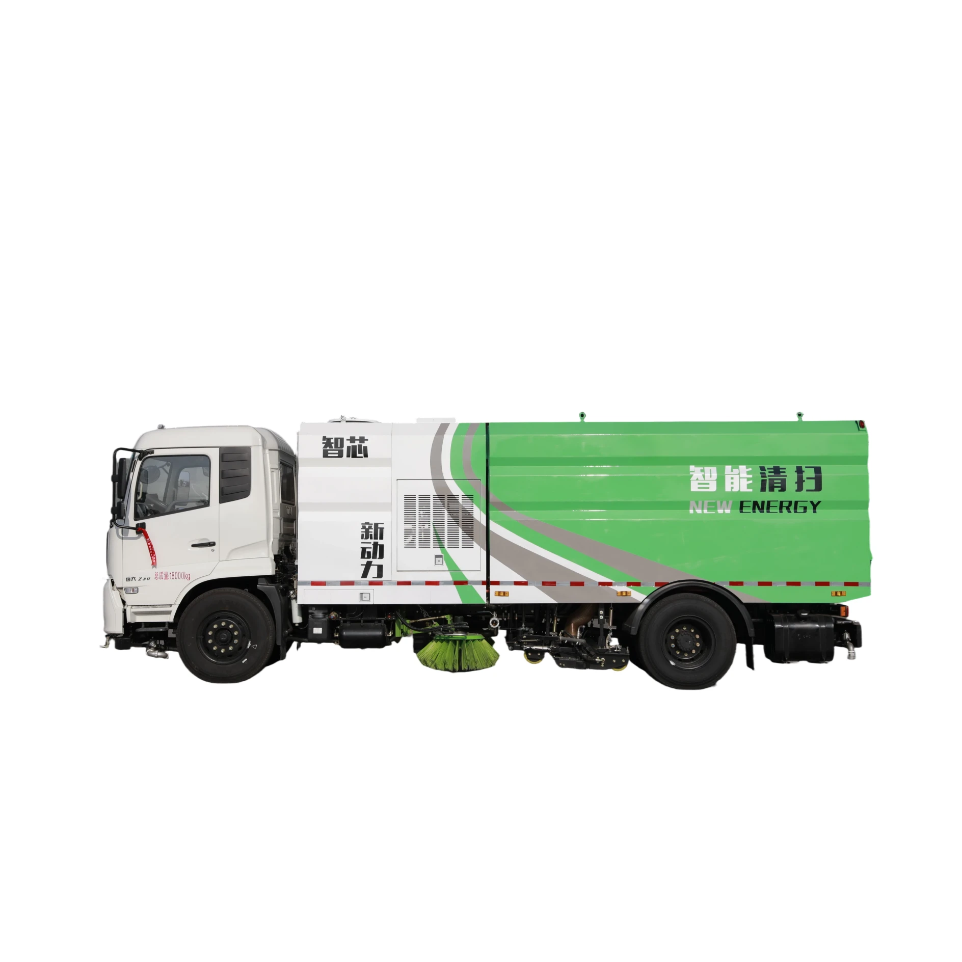 CLW5180TXSD6 Дунфэн Тяньцзинь Моечное и подметающее транспортное средство с двигательным редуктором 18000 кг Хубейского происхождения Гарантия 1 год