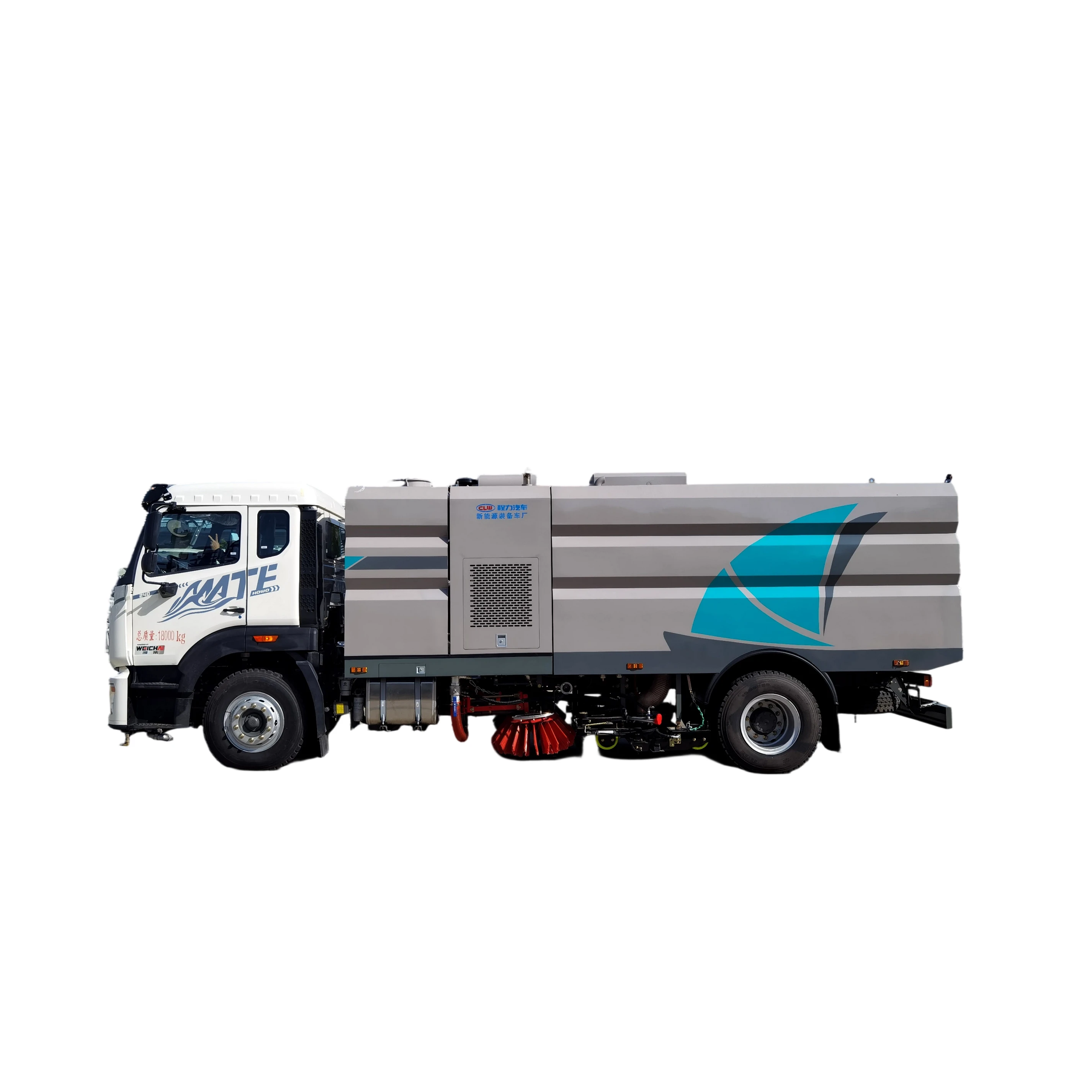 Новый Sinotruk NX мытье и уборка автомобиля с двигателем 240 л.с., оборудование из Хубей, 1 год гарантии, вес 18000 кг