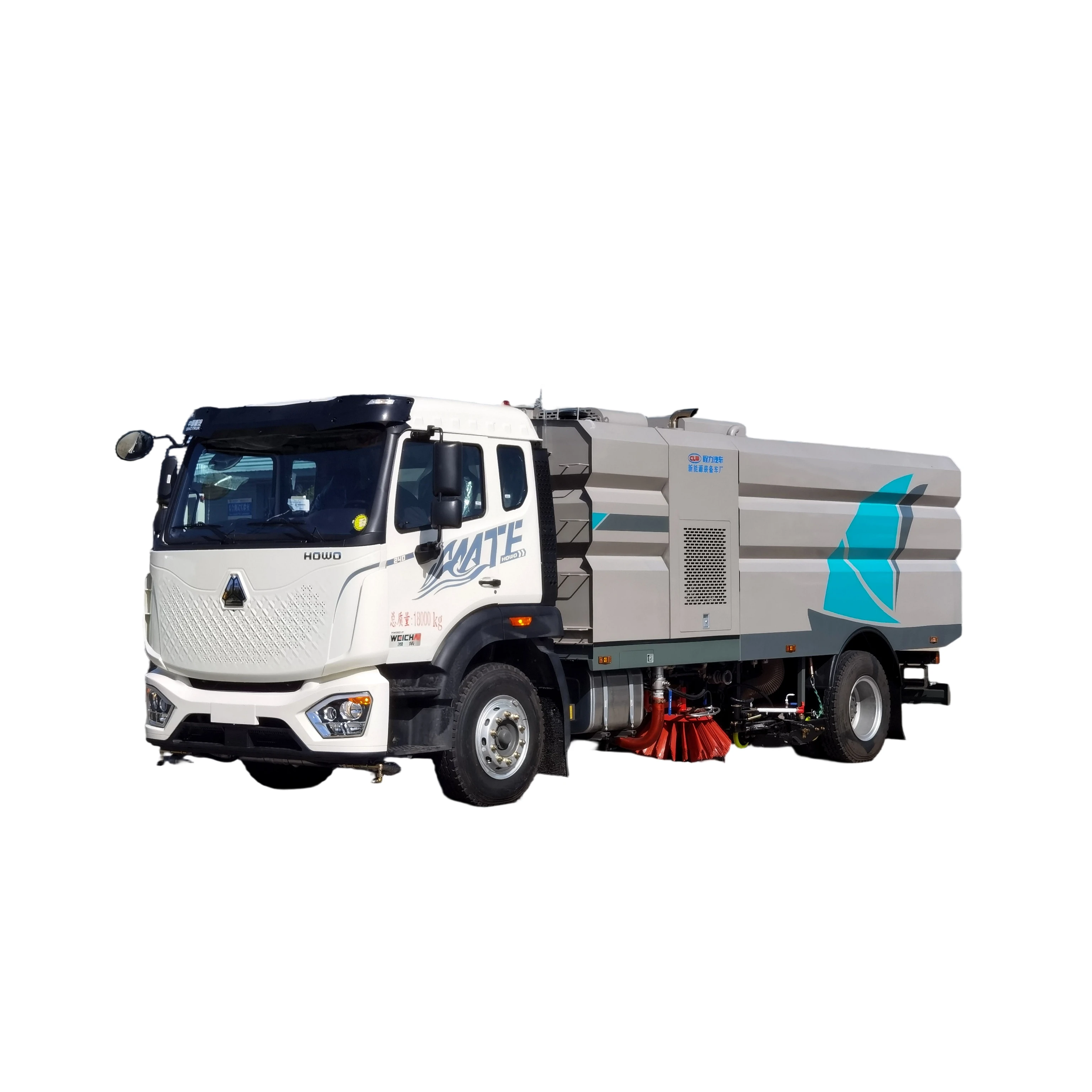 Новый Sinotruk NX мытье и уборка автомобиля с двигателем 240 л.с., оборудование из Хубей, 1 год гарантии, вес 18000 кг